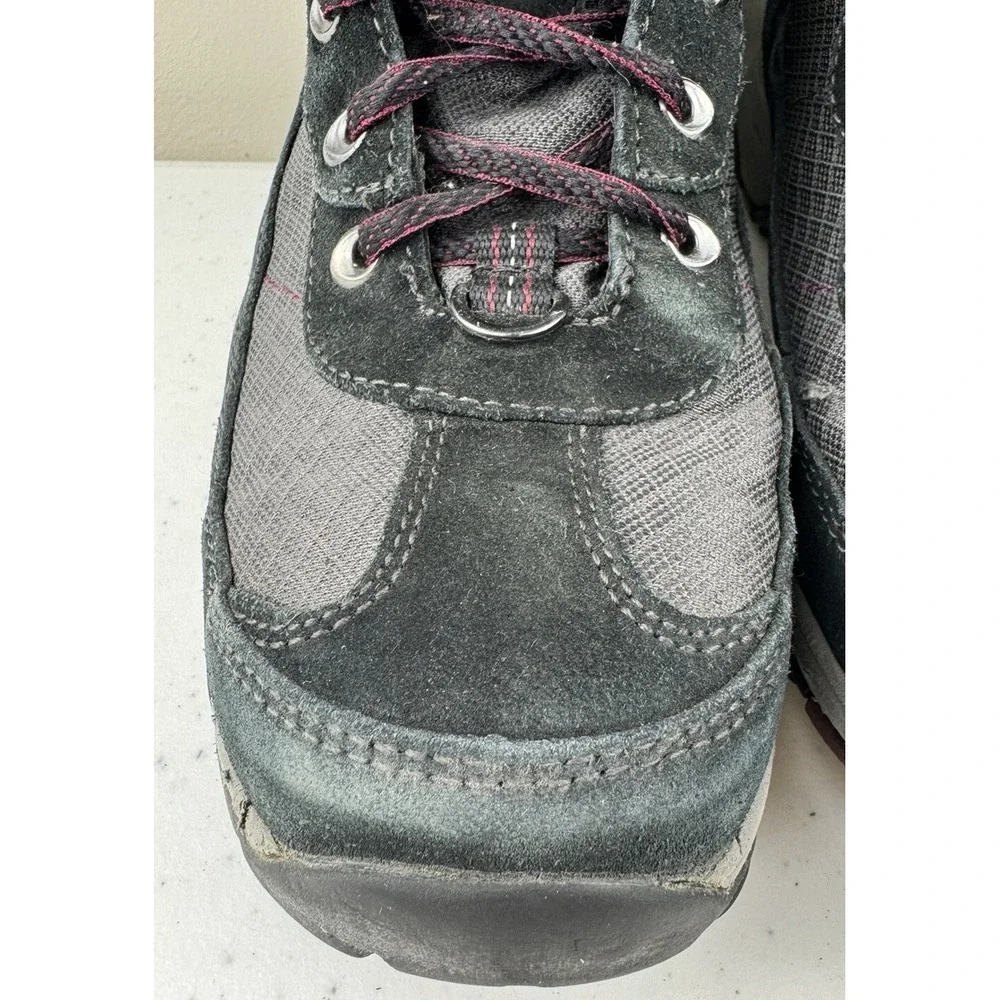 LL Bean‎ Hiking Boots Women's Size 8M TEK Primaloft 200 g #296491 Black/Gray